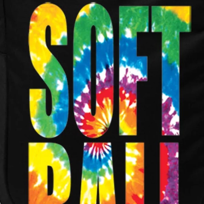 Softball Retro Tie Dye Impact Tech Backpack