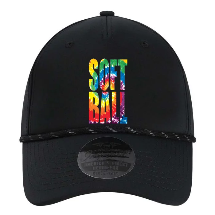 Softball Retro Tie Dye Performance The Dyno Cap