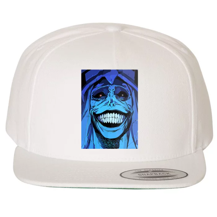 Statue Of God Smiling Menacingly Solo Leveling Wool Snapback Cap