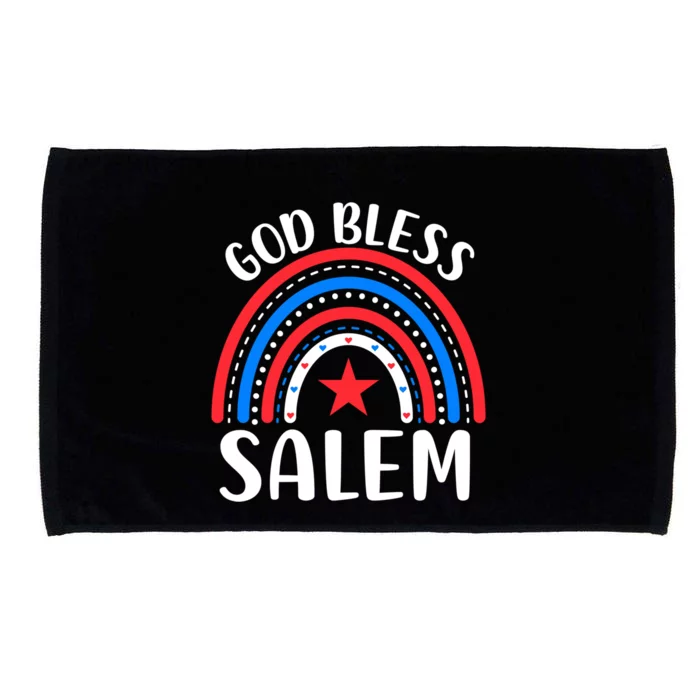 Salem Oregon Gift I Love Salem Oregon Usa Gift Microfiber Hand Towel