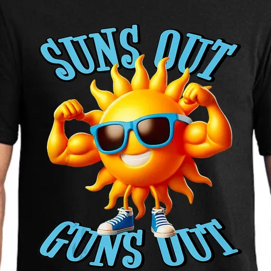 Suns Out Guns Out A Perfect Beach Body Or Not Pajama Set