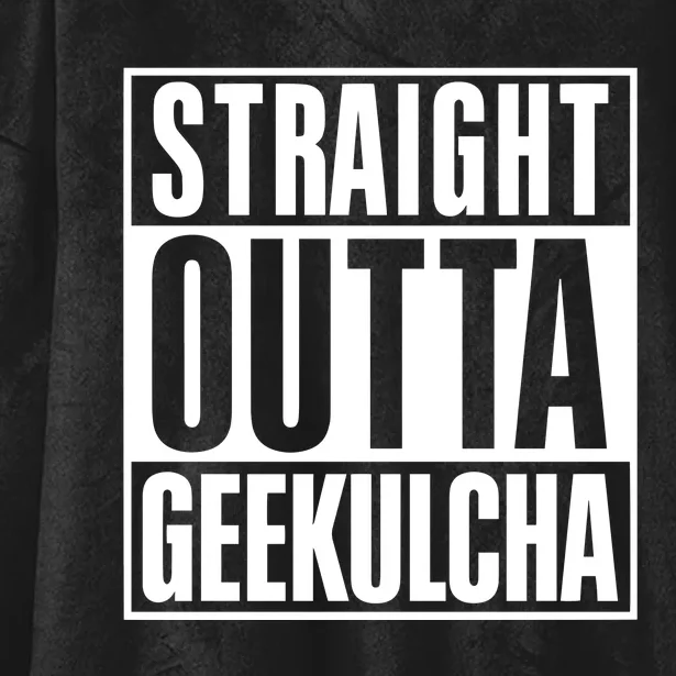 Straight Outta Geekulcha Hooded Wearable Blanket