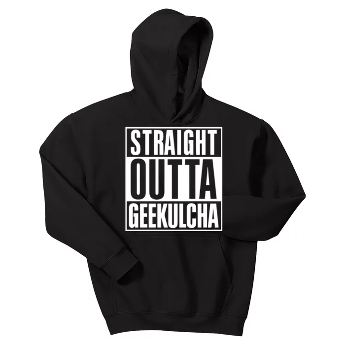 Straight Outta Geekulcha Kids Hoodie