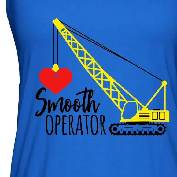 Smooth Operator Gift Tractor Construction Heart Bulldozer Gift Ladies Essential Flowy Tank