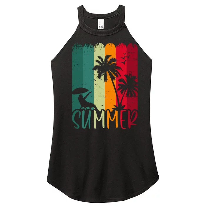 Summer Outdoors Graphics Women’s Perfect Tri Rocker Tank