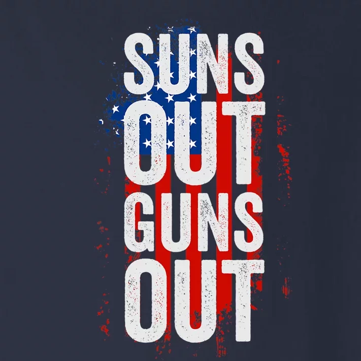 Suns Out Guns Out Tank Top Men Women 4th Of July USA Flag Toddler Long Sleeve Shirt