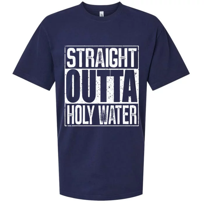 Straight Outta Holy Water Sueded Cloud Jersey T-Shirt