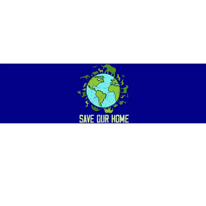 Save Our Home Animals Wildlife Earth Day 2024 Bumper Sticker