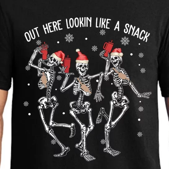 Skeleton Out Here Lookin Like A Snack Gift Pajama Set