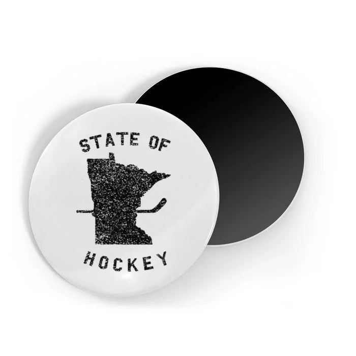 State Of Hockey Minnesota Magnet