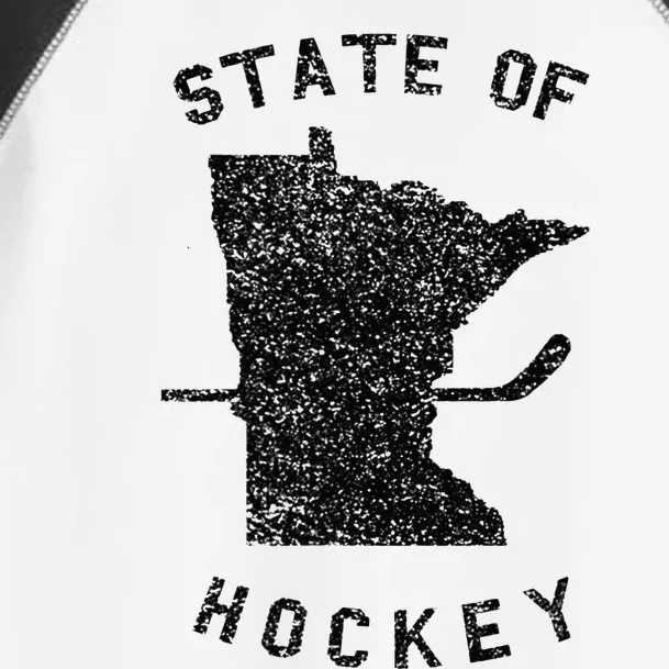 State Of Hockey Minnesota Toddler Fine Jersey T-Shirt