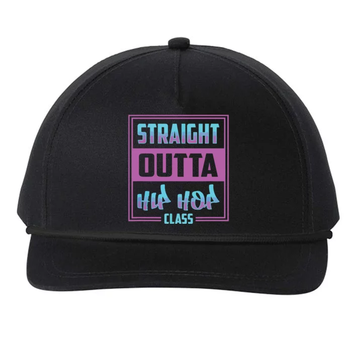 Straight Outta Hip Hop Dance Class Cool Snapback Five-Panel Rope Hat