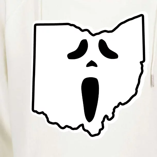 Scream Ohio Halloween Womens Funnel Neck Pullover Hood