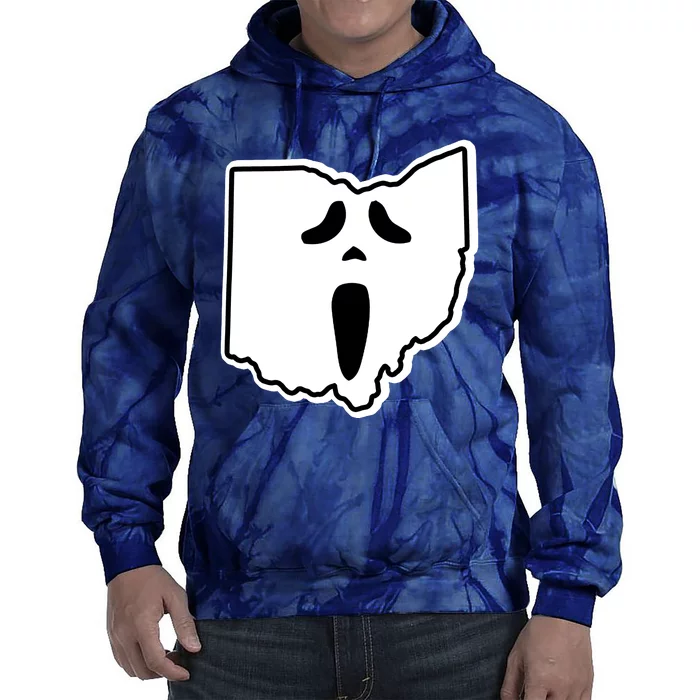 Scream Ohio Halloween Tie Dye Hoodie