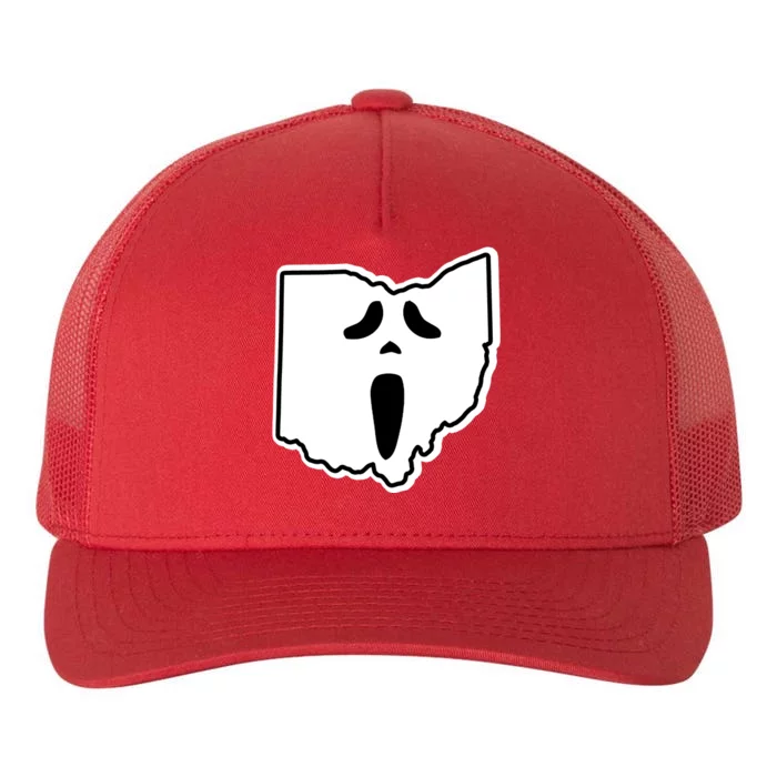 Scream Ohio Halloween Yupoong Adult 5-Panel Trucker Hat