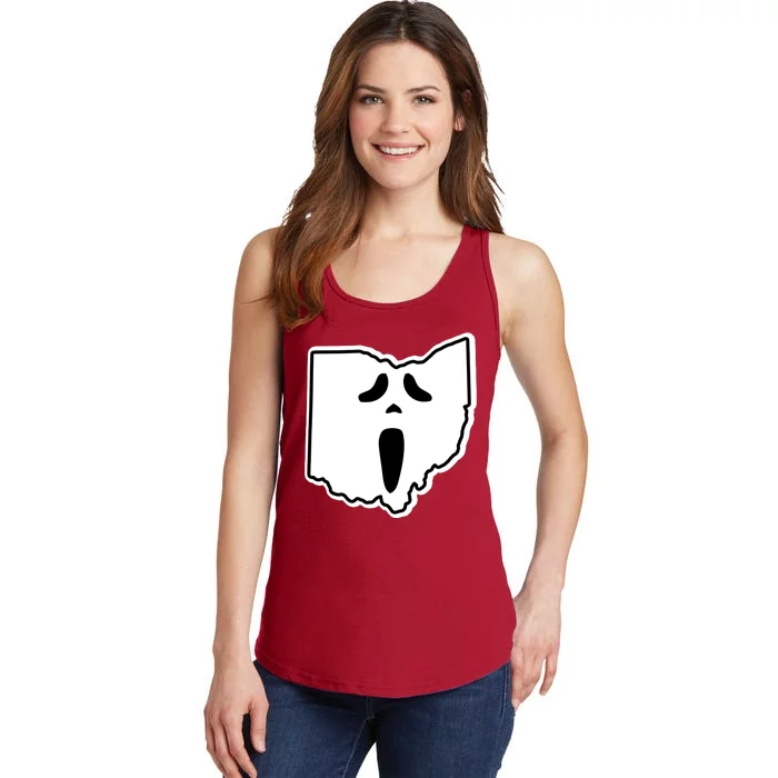 Scream Ohio Halloween Ladies Essential Tank