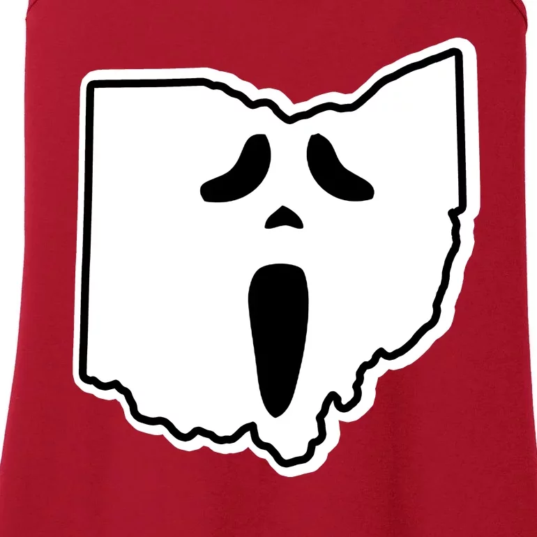 Scream Ohio Halloween Ladies Essential Tank