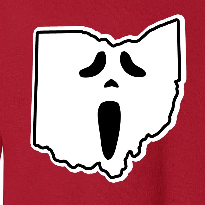 Scream Ohio Halloween Toddler Sweatshirt