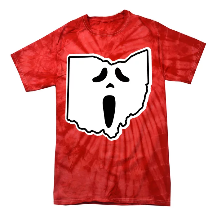 Scream Ohio Halloween Tie-Dye T-Shirt