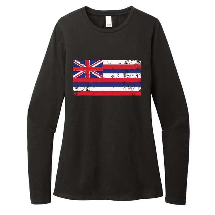 State Of Hawaii Flag Hawaiian Flag Island Hawaii Love Womens CVC Long Sleeve Shirt