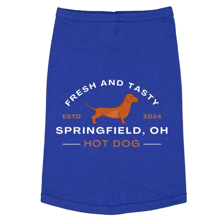 Springfield Ohio Hot Dog Doggie Tank