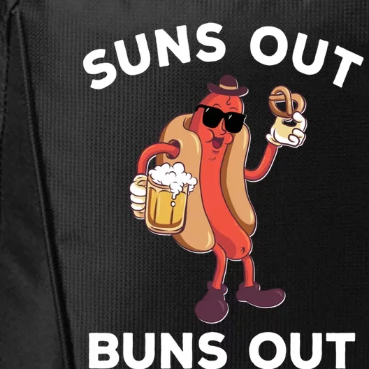 Suns Out Hot Dog Buns Out Funny Sausage Meaningful Gift City Backpack