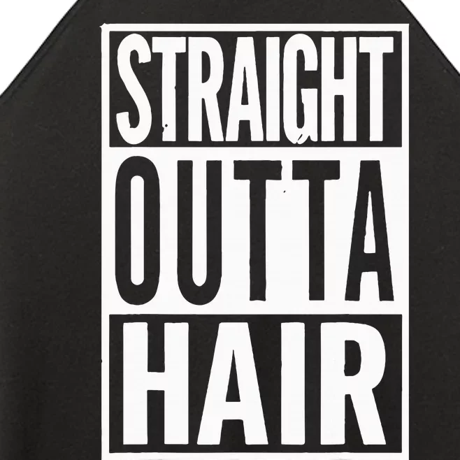 Straight Outta Hair Women’s Perfect Tri Rocker Tank