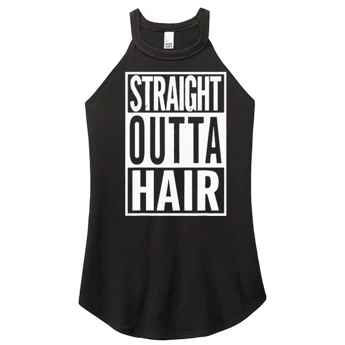 Straight Outta Hair Women’s Perfect Tri Rocker Tank