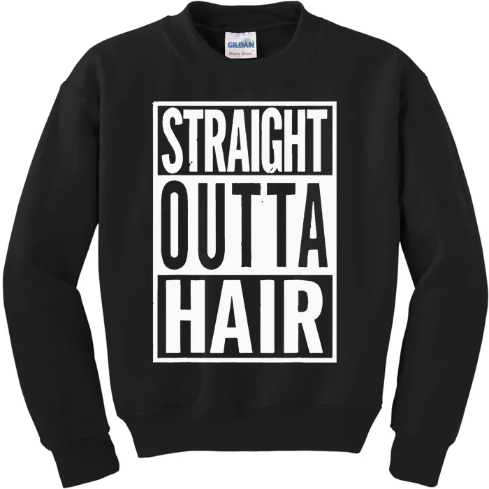 Straight Outta Hair Kids Sweatshirt