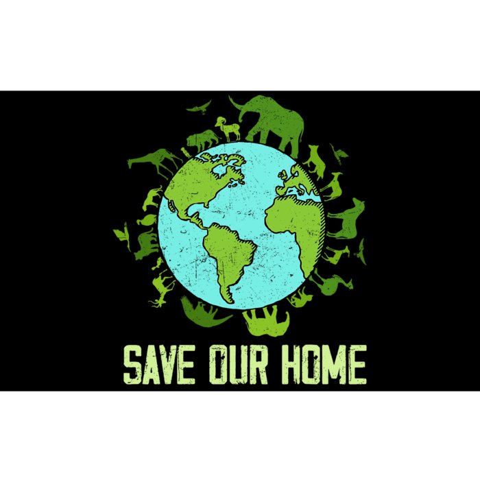 Save Our Home Animals Wildlife Conservation Earth Day 2024 Bumper Sticker