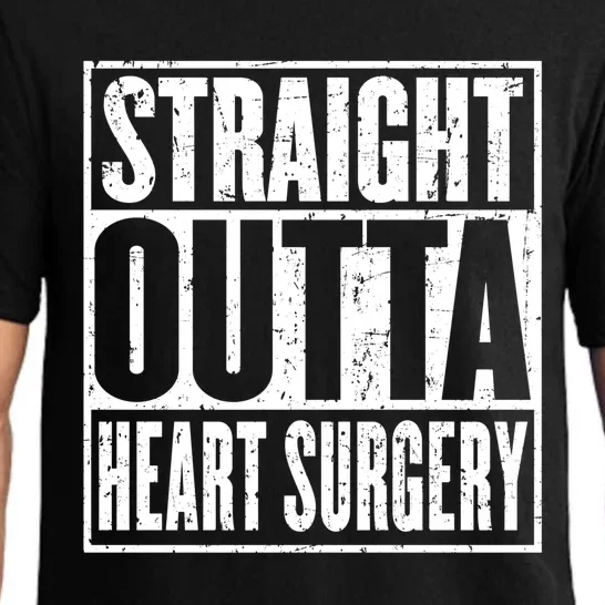 Straight Outta Heart Surgery Open Heart Recovery Get Well Gift Pajama Set