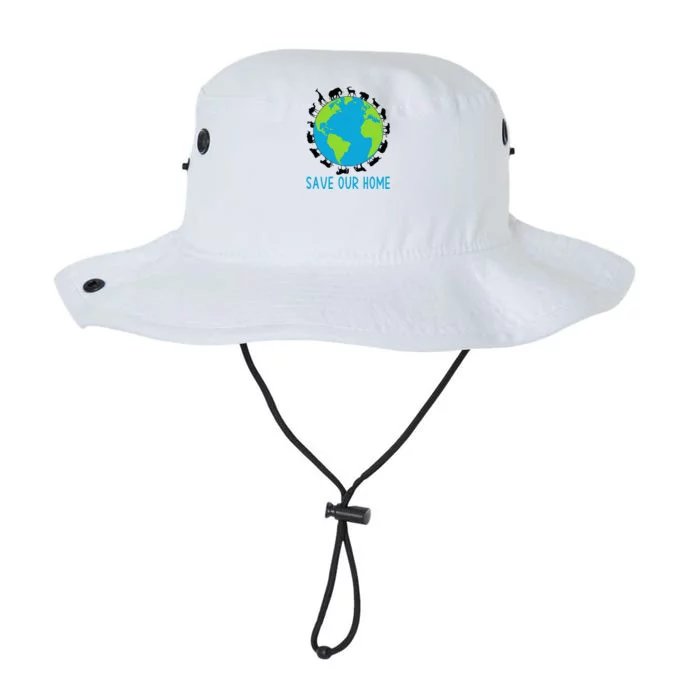 Save Our Home Animals Wildlife Conservation Earth Day Legacy Cool Fit Booney Bucket Hat