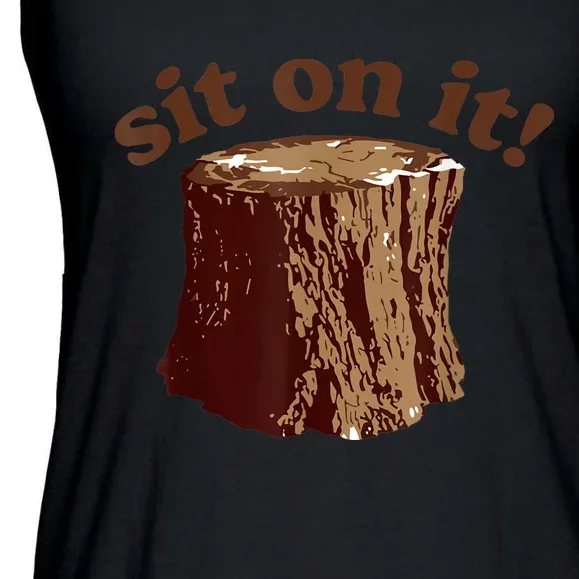 Sit On It Ladies Essential Flowy Tank