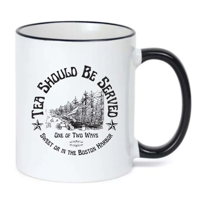 Sweet Or In The Harbor Black Color Changing Mug