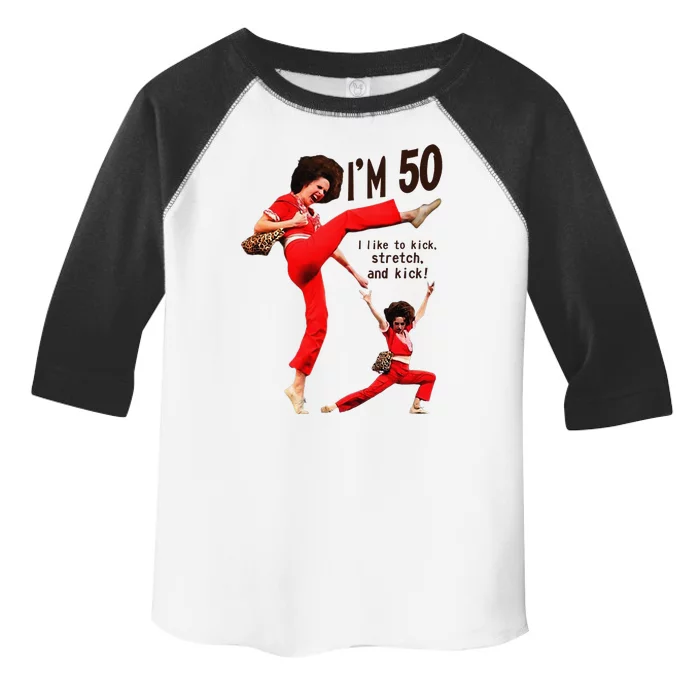 Sally OMalley IM 50 I Like To Kick Streth And Kick Toddler Fine Jersey T-Shirt