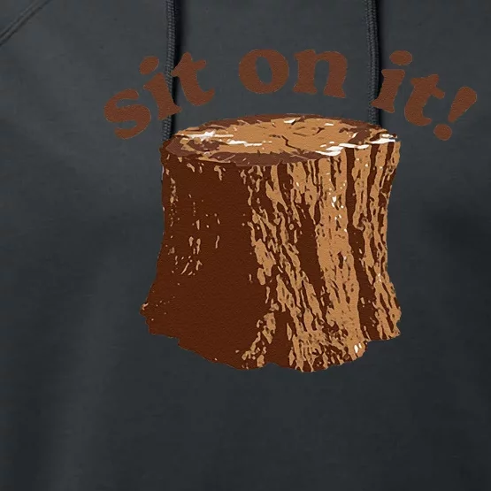 Sit On It Performance Fleece Hoodie