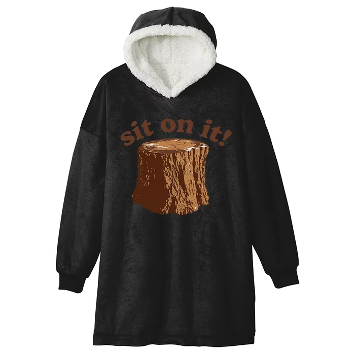 Sit On It Hooded Wearable Blanket