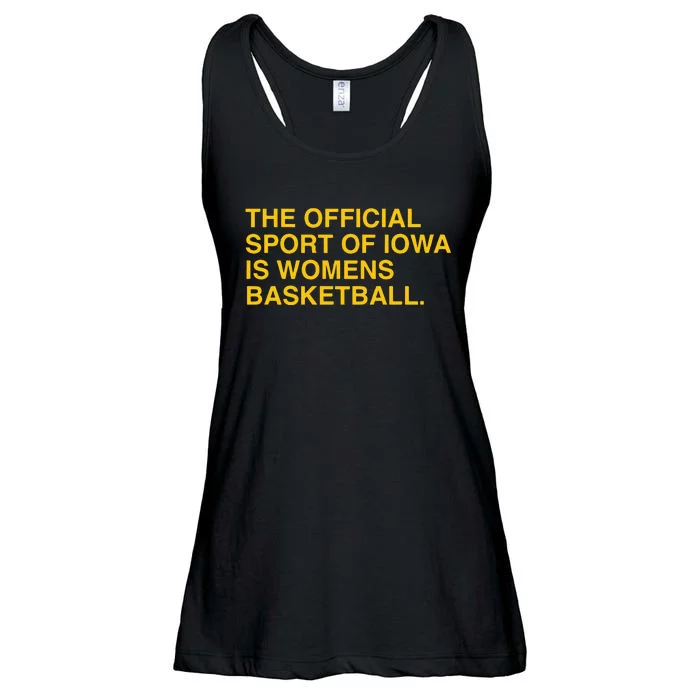 Sport Of Iowa Is Basketball Ladies Essential Flowy Tank