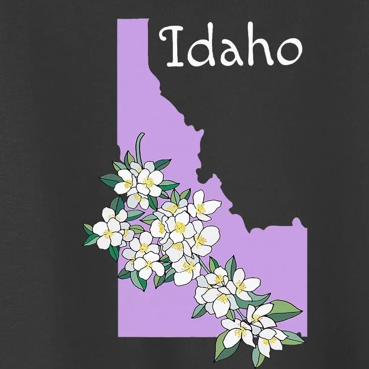 State Of Idaho Syringa Flower Toddler T-Shirt