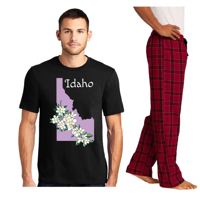 State Of Idaho Syringa Flower Pajama Set