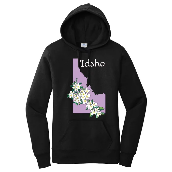 State Of Idaho Syringa Flower Women's Pullover Hoodie