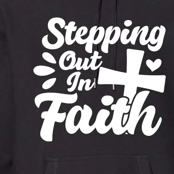 Strpping Out In Faith Premium Hoodie