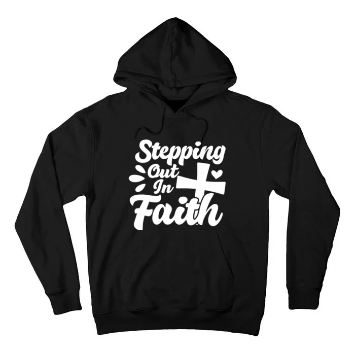 Strpping Out In Faith Tall Hoodie