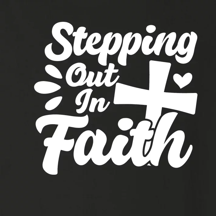 Strpping Out In Faith Toddler Long Sleeve Shirt