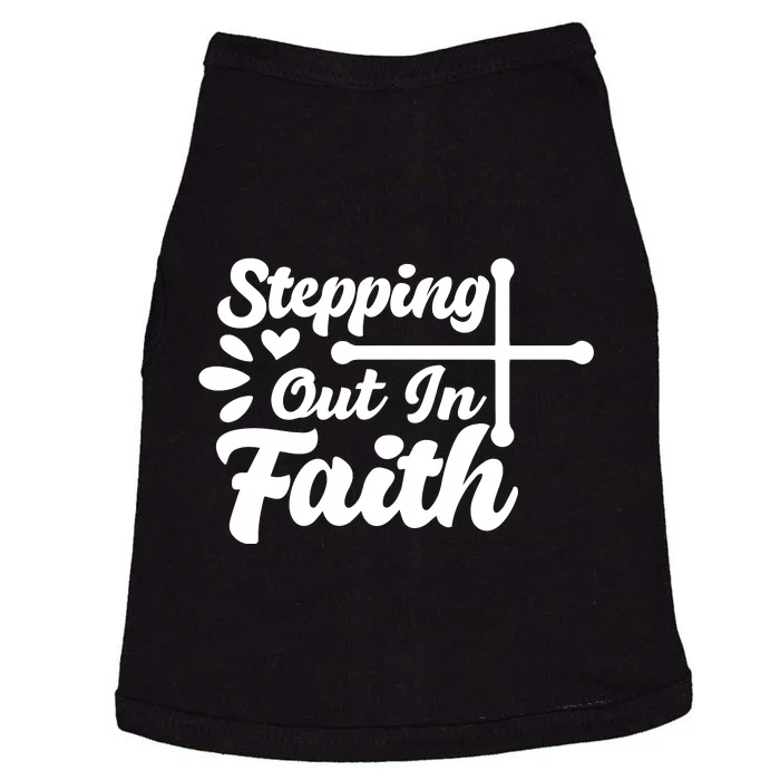 Strpping Out In Faith Doggie Tank