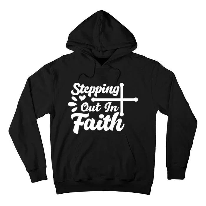 Strpping Out In Faith Tall Hoodie