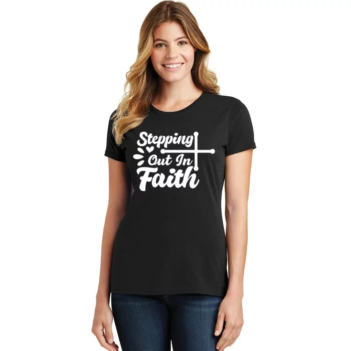 Strpping Out In Faith Women's T-Shirt