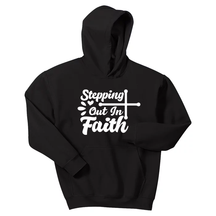 Strpping Out In Faith Kids Hoodie