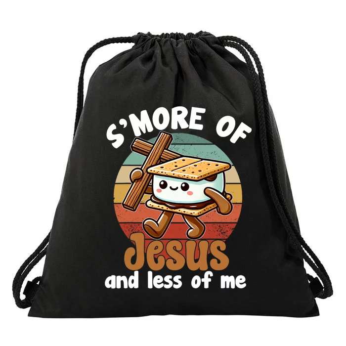 SMore Of Jesus And Less Of Me Christian Drawstring Bag