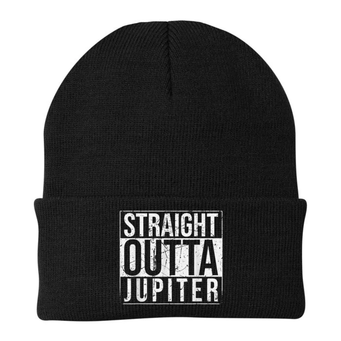 Straight Outta Jupiter Vintage Knit Cap Winter Beanie